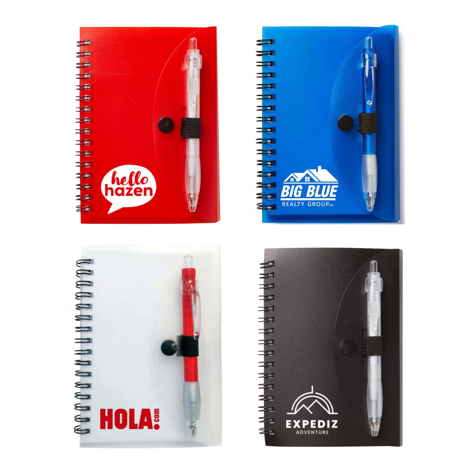 Spiral Notebook with Cardinal Pen