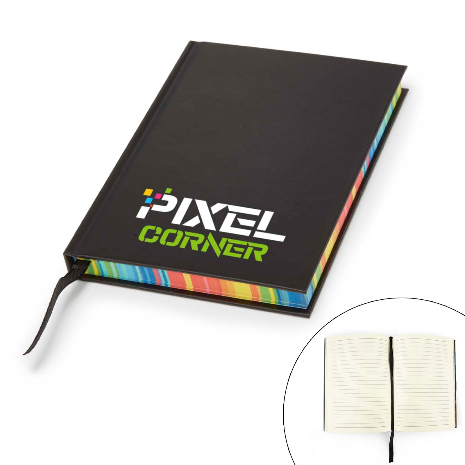 JORNIKOLOR Spectrum Notebook w/Rainbow Edge Pages