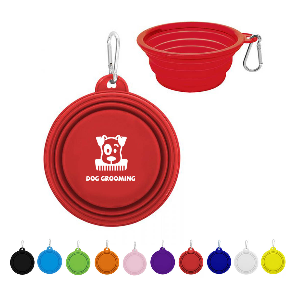 Collapsible Pet Bowl with Carabiner